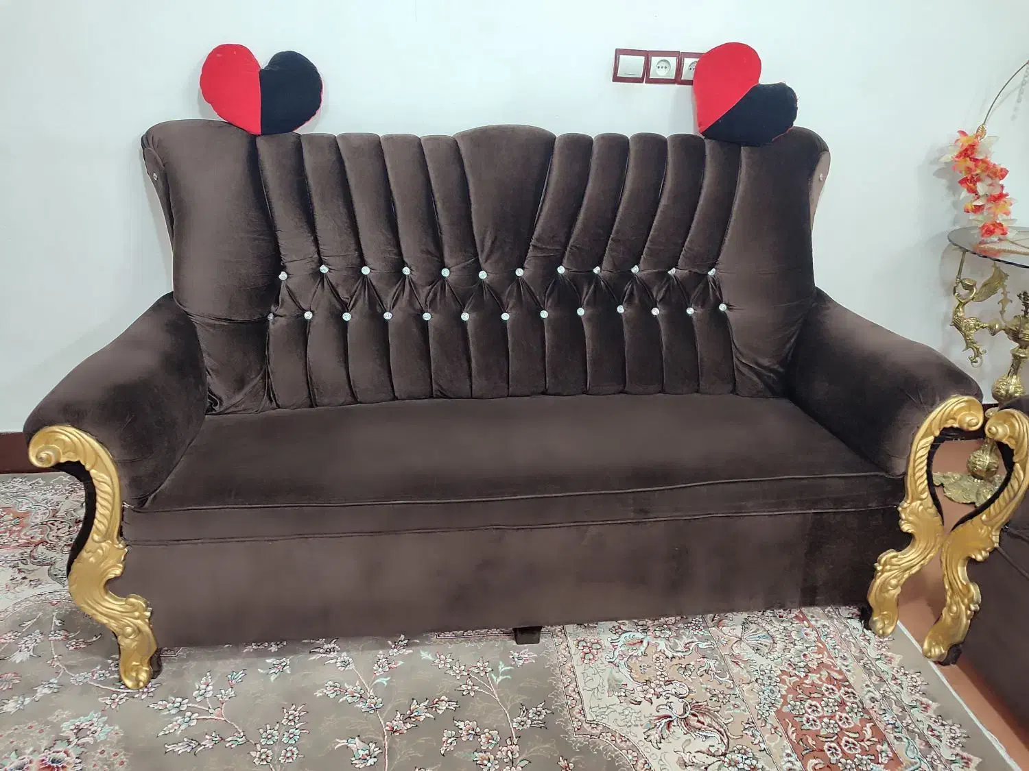 مبل 7نفر تمیز بدون پارگی|مبلمان خانگی و میز عسلی|بروجرد, |دیوار