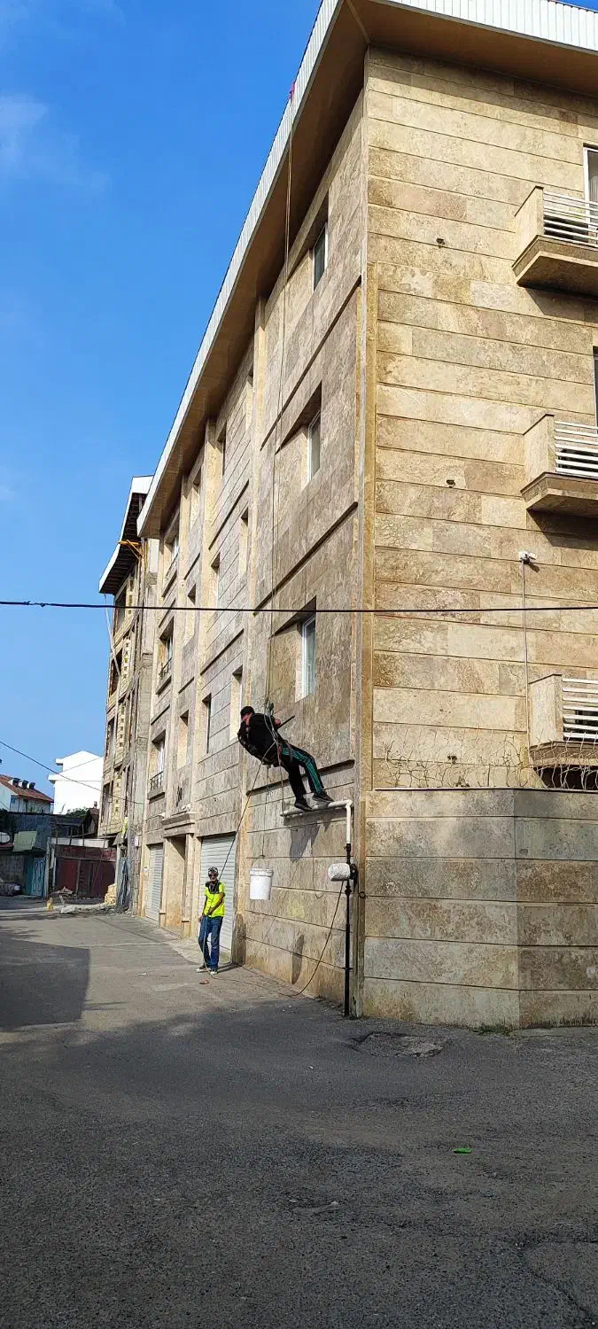 نصب حلب دیواره. پیچ و رولپلاک سنگ.نانو عایق. راپل|خدمات پیشه و مهارت|رشت, گلسار|دیوار