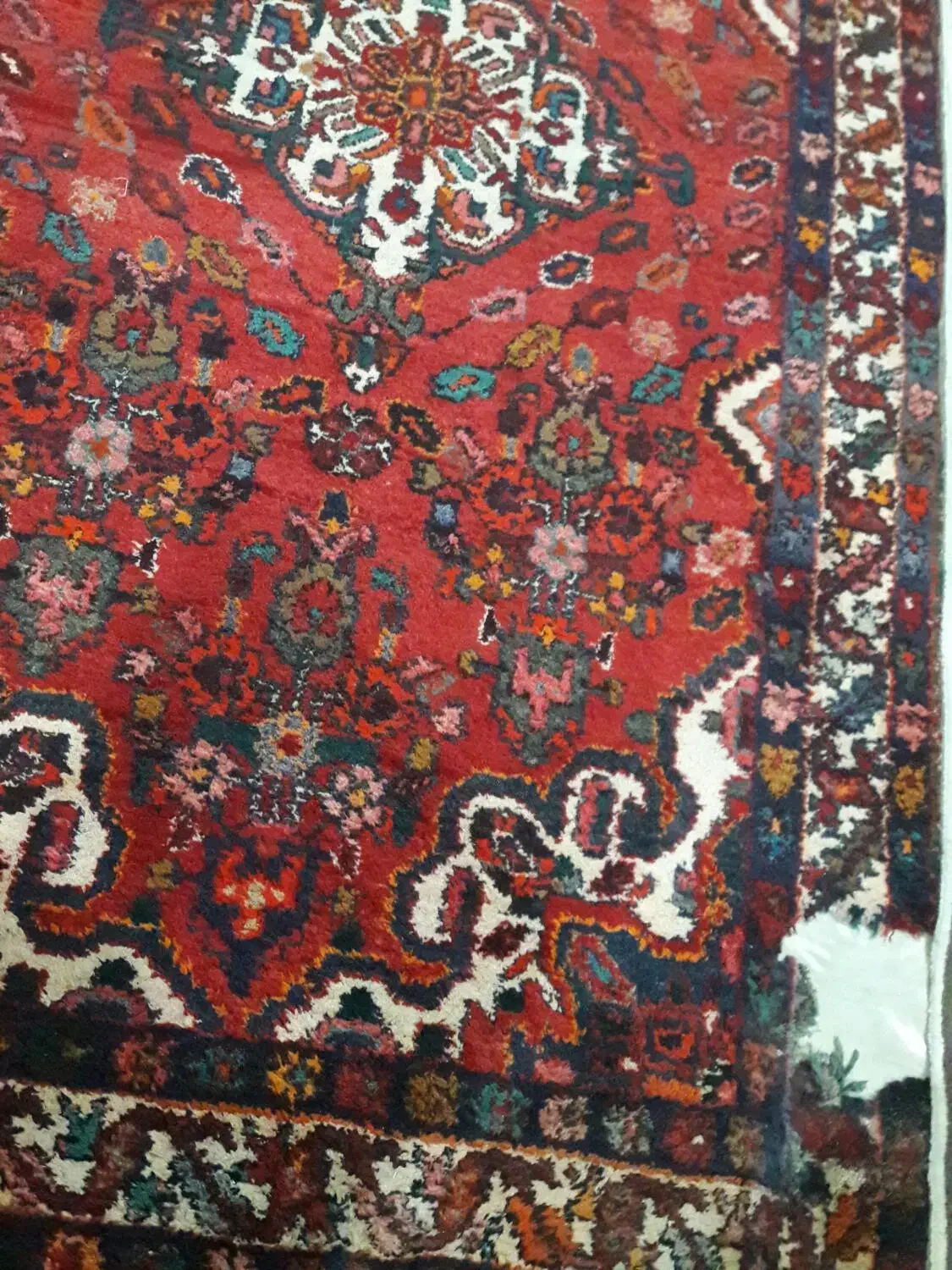 قالی دستباف حسین آباد|فرش|کرمانشاه, |دیوار