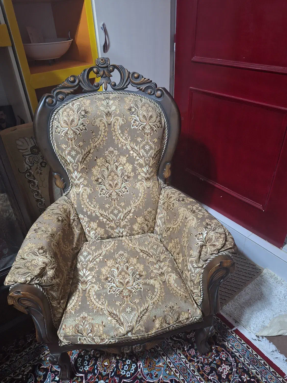 مبل سلطنتی ۹نفره|مبلمان خانگی و میز عسلی|دلیجان, |دیوار