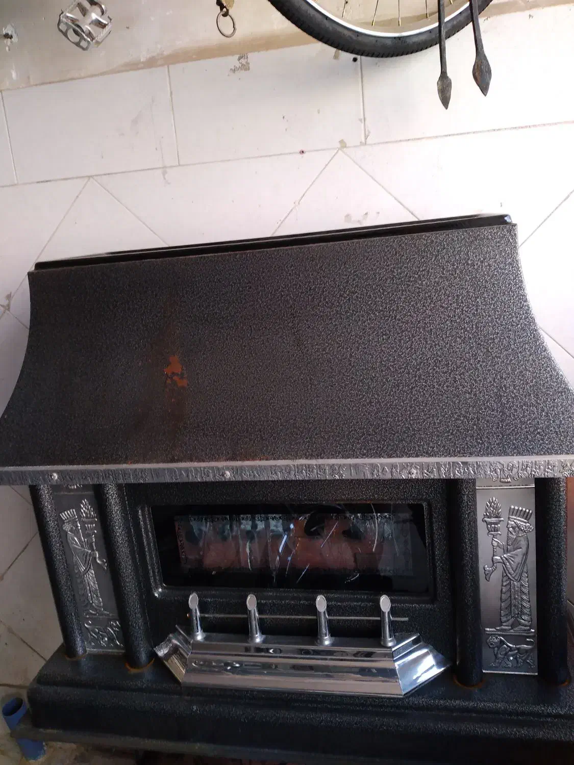 بخاری گازی ۲۰۰۰۰شومینه ای|بخاری، هیتر، شومینه|اقبالیه, |دیوار