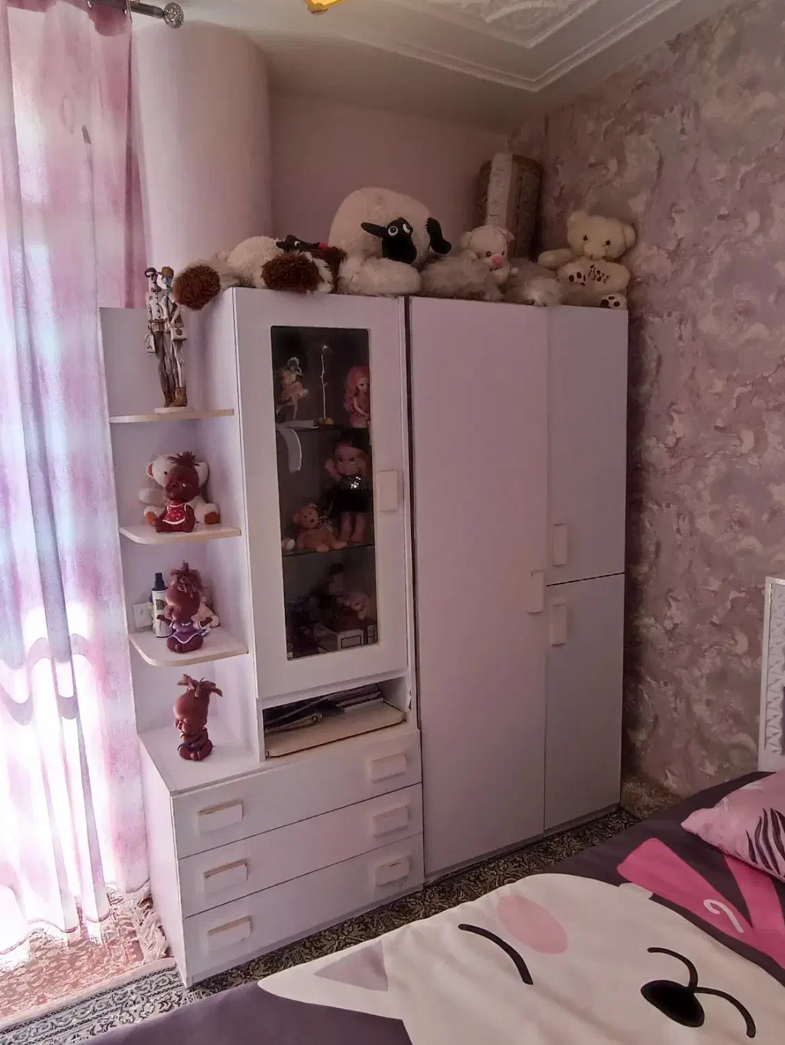 کمد و ویترین دروار دار|جاکفشی، کمد، دراور|اصفهان, شیخ اشراق|دیوار