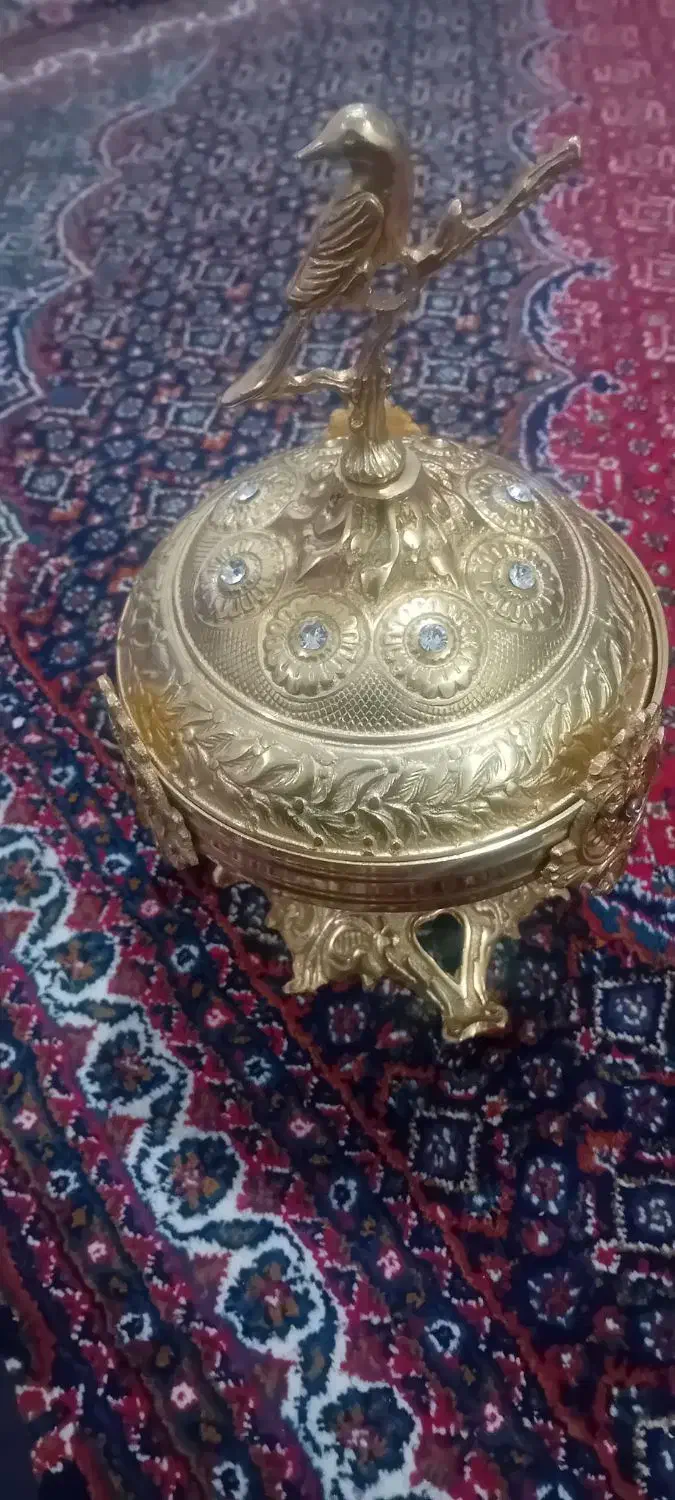 شیرنی خوری برنز سنگین وزن  کمک مادر میز غذا خوردی|میز و صندلی غذاخوری|میاندوآب, |دیوار