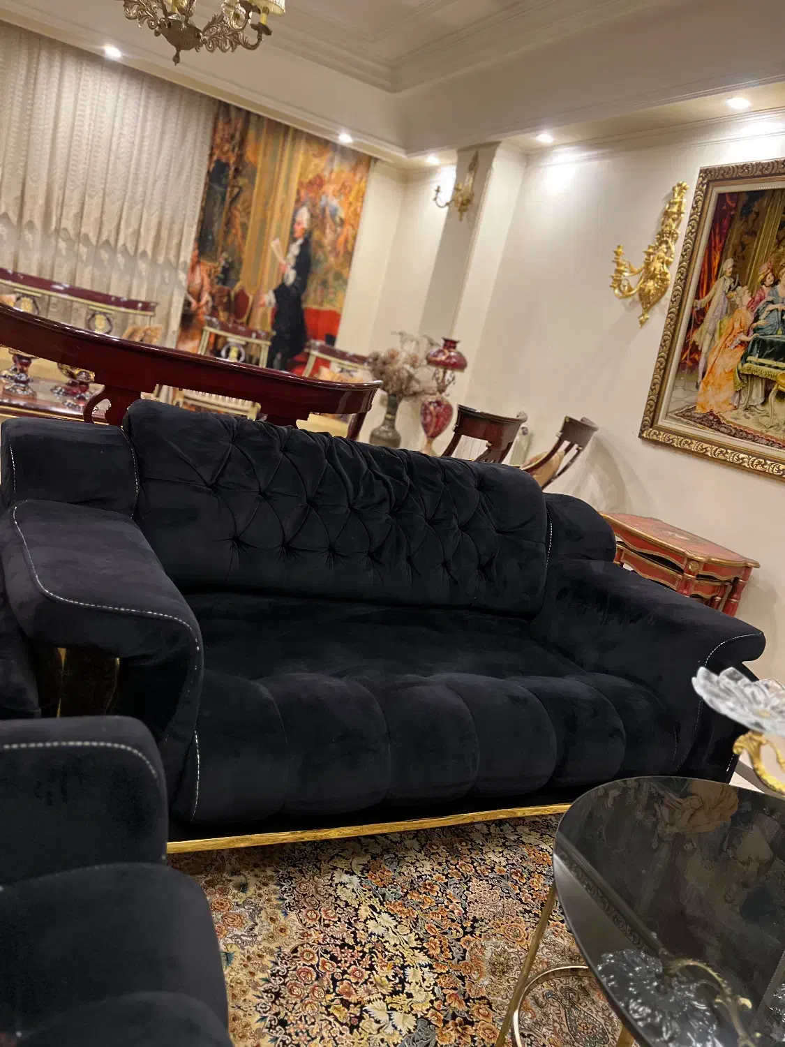 مبل راحتی۵ نفره استیل میزعسلی کلاسیک کنسول ترک نو|مبلمان خانگی و میز عسلی|تهران, هفت حوض|دیوار