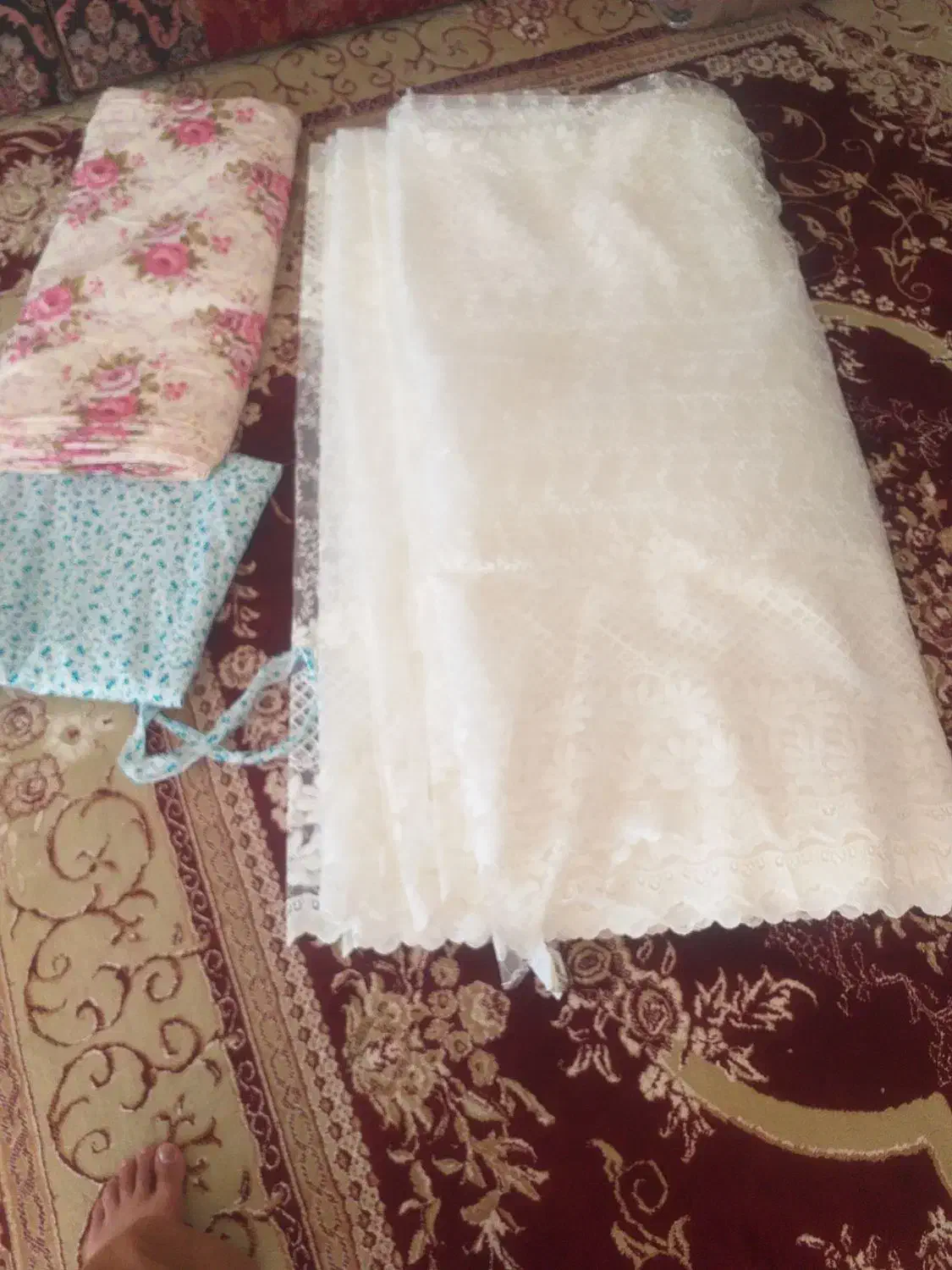 جنس پرده و رویه نالی و چادری|پرده، رانر، رومیزی|کوهدشت, |دیوار