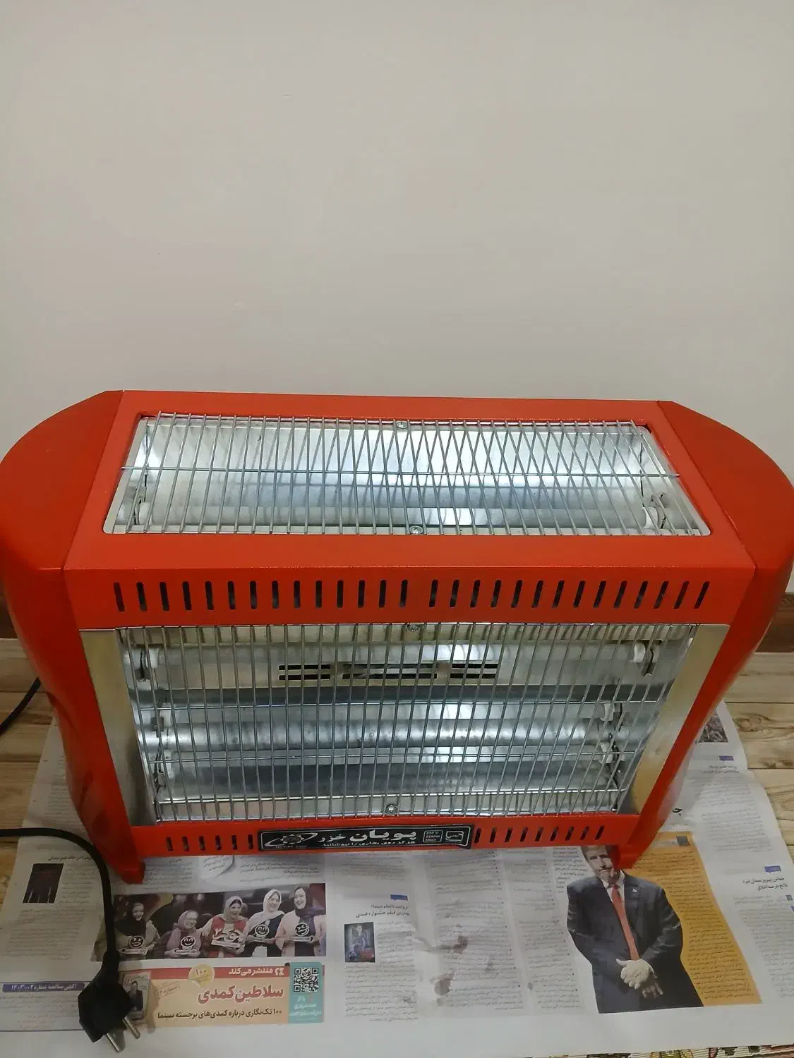 بخاری برقی فن دار ۵ المنت هالوژنی|بخاری، هیتر، شومینه|سنقر, |دیوار