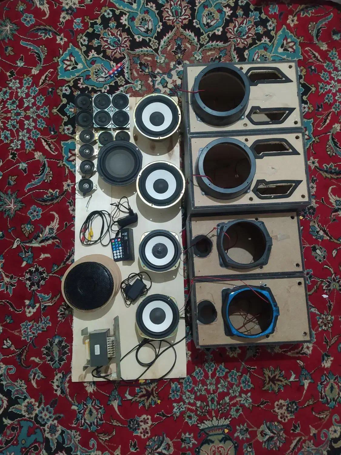 لوازم ساخت اسپیکر خانگی ضبط و باند پارتی باکس|سیستم صوتی خانگی|طرقبه, |دیوار