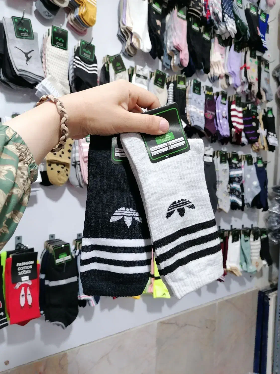 جوراب مردانه ساقدار طرحدار تنوع رنگ جینی|لباس|مشهد, سرافرازان|دیوار