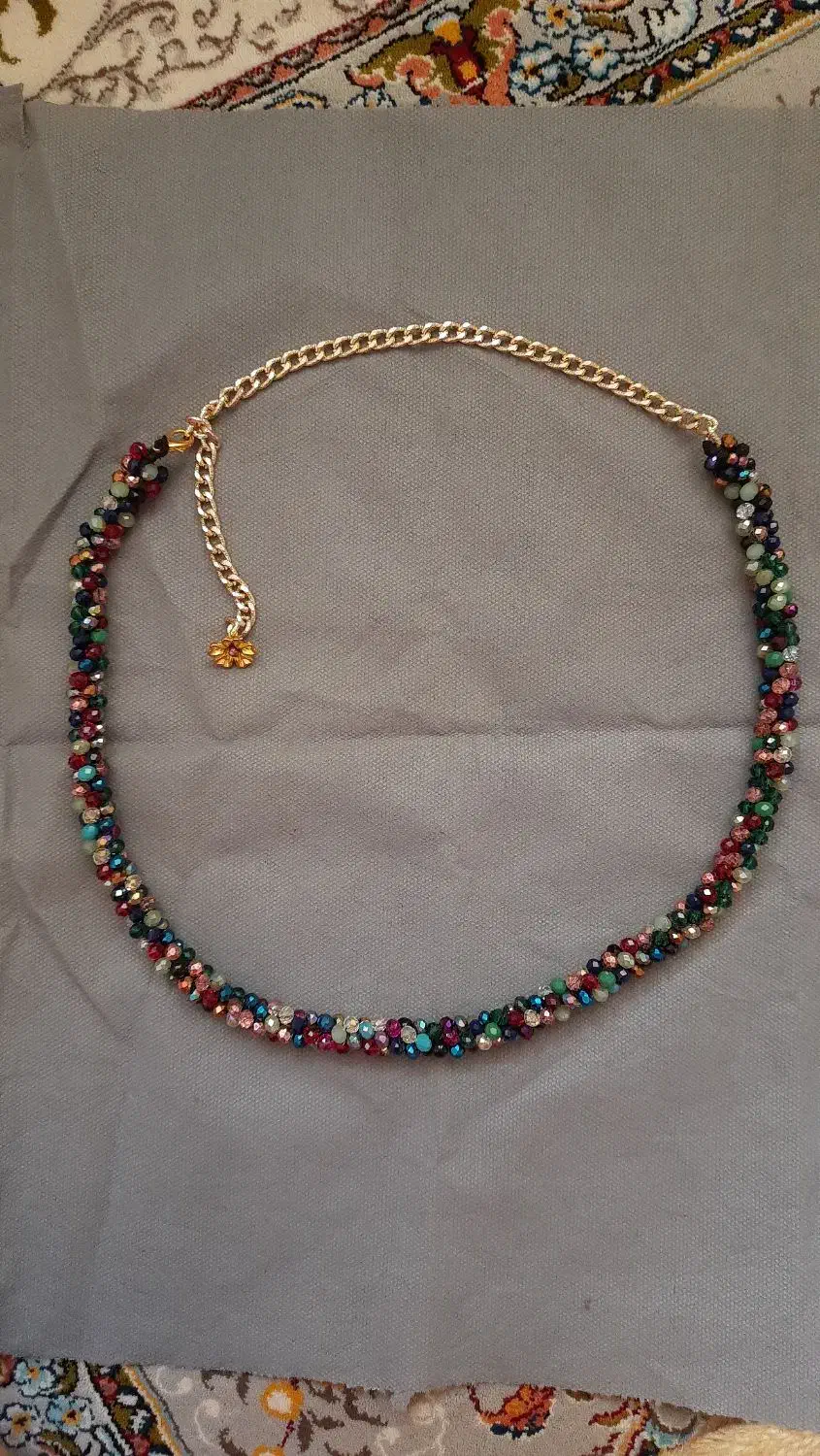 کمربند کریستالی اسپیرال|کیف، کفش، کمربند|جوانرود, |دیوار