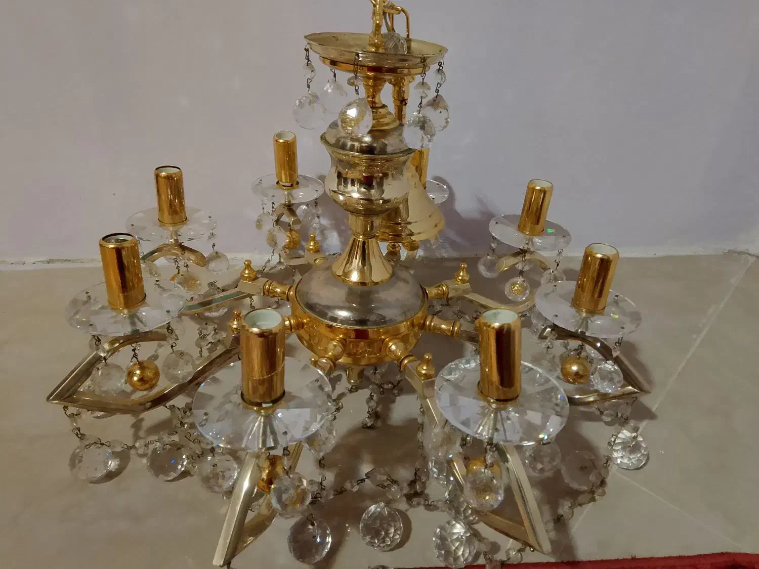 لوستر برنز استیل|لوستر و چراغ آویز|تهران, قنات‌کوثر|دیوار