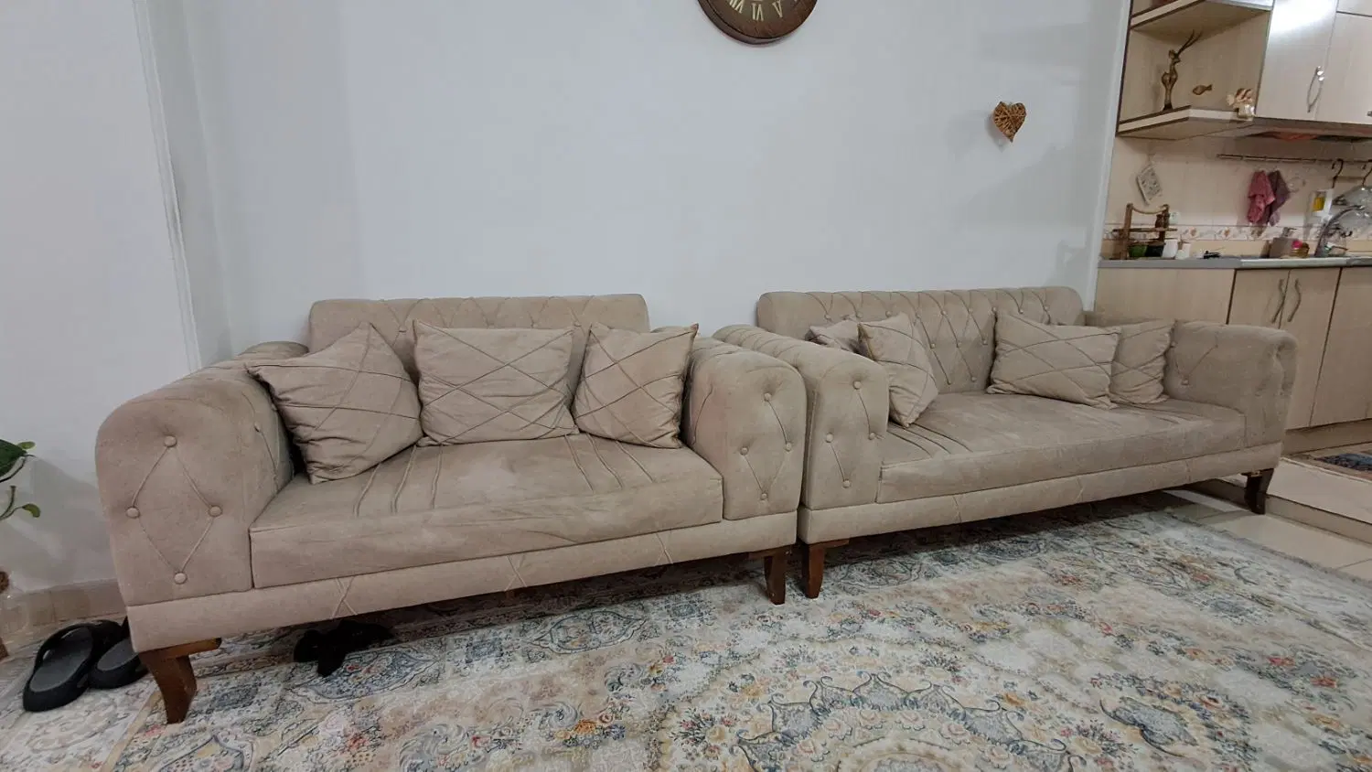 مبل ۷ نفره و میز ناهارخوری جمع و جور ۴ نفره|مبلمان خانگی و میز عسلی|تهران, شهادت|دیوار