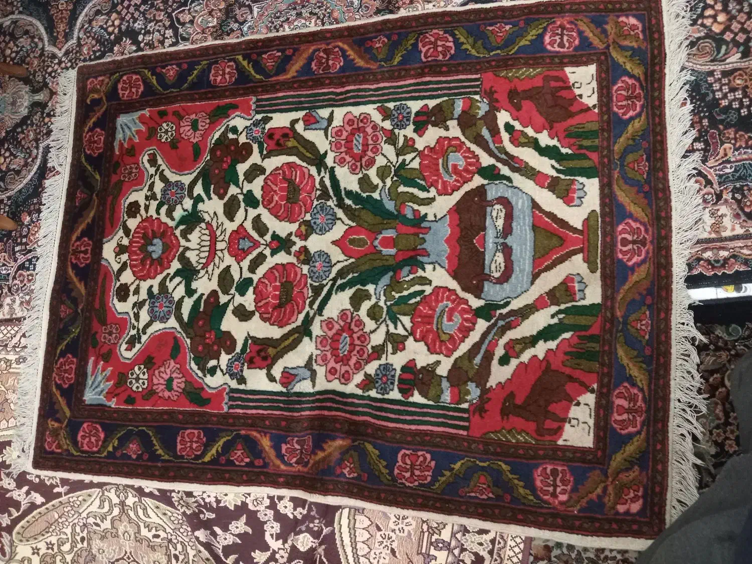 قالیچه|فرش|شهر ری, ملک‌آباد|دیوار