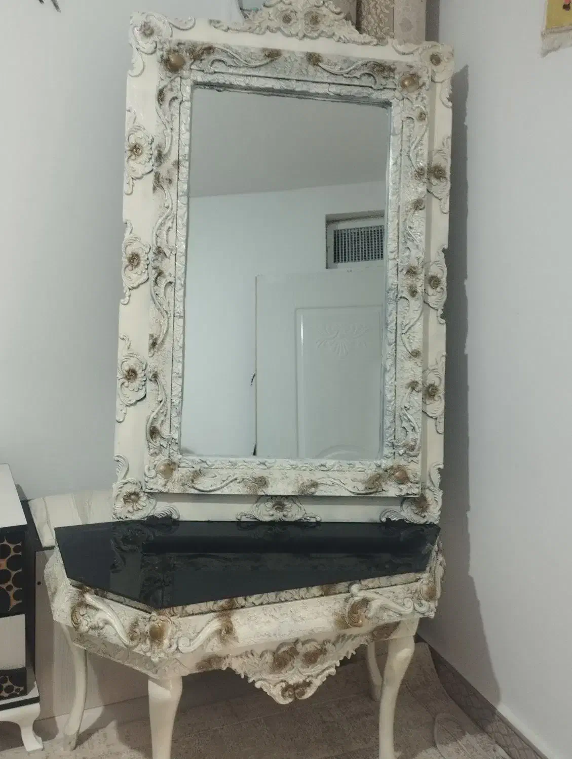 آینه بامیز|بوفه، ویترین، کنسول|محمدشهر, ولدآباد بزرگ|دیوار