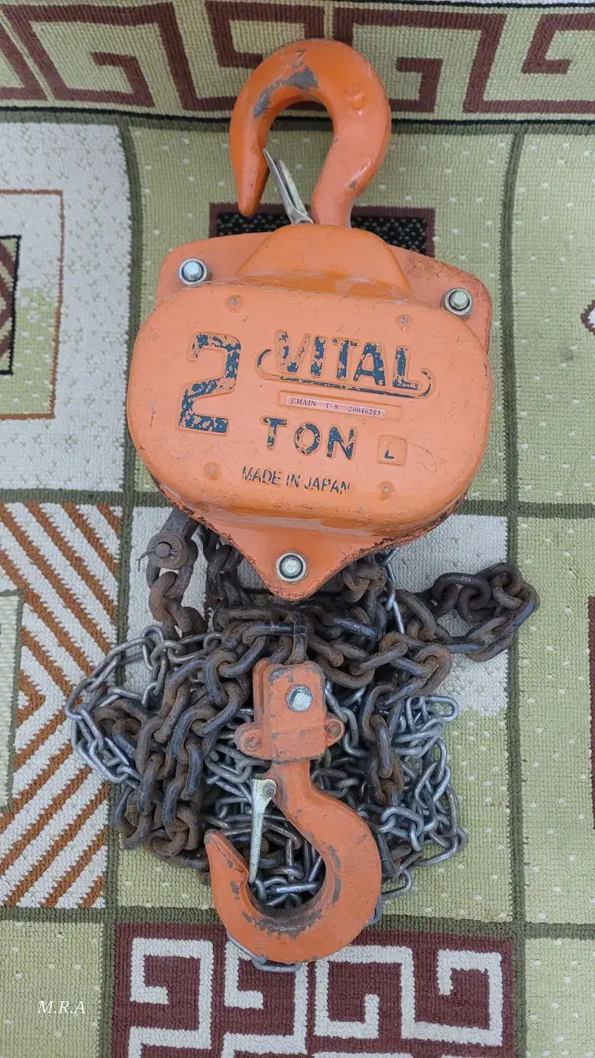 جرثقیل ۲ تن،لجن کش۲ اینچ پولی کش|ابزارآلات|بروجن, |دیوار