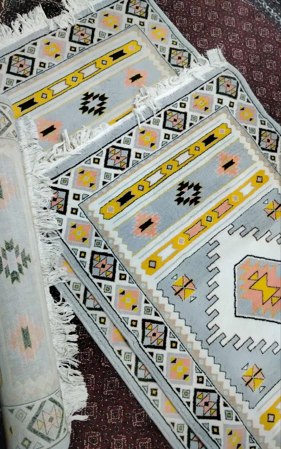 فرش خوش رنگ وزیبا|فرش|کرمانشاه, |دیوار