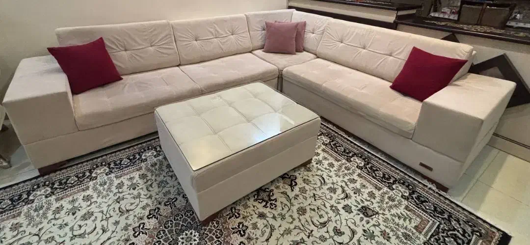 مبل ال ۷ نفره در حد نو|مبلمان خانگی و میز عسلی|شهرکرد, |دیوار