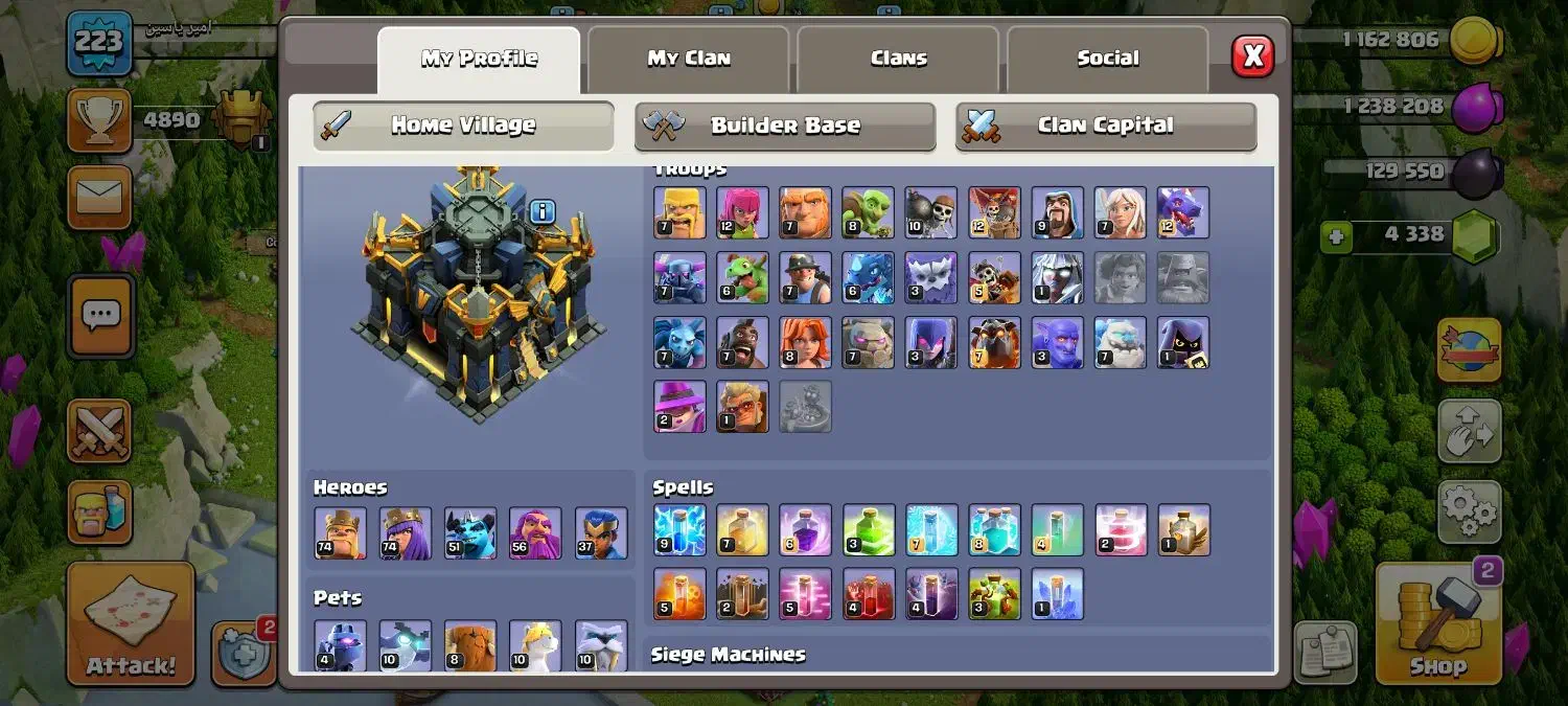 اکانت clash of clans|کنسول، بازی ویدئویی و آنلاین|میاندوآب, |دیوار