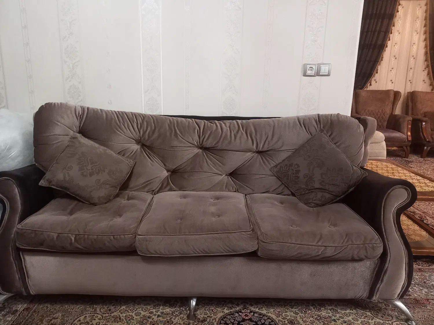 مبل راحتی ۸ نفره|مبلمان خانگی و میز عسلی|بابل, |دیوار