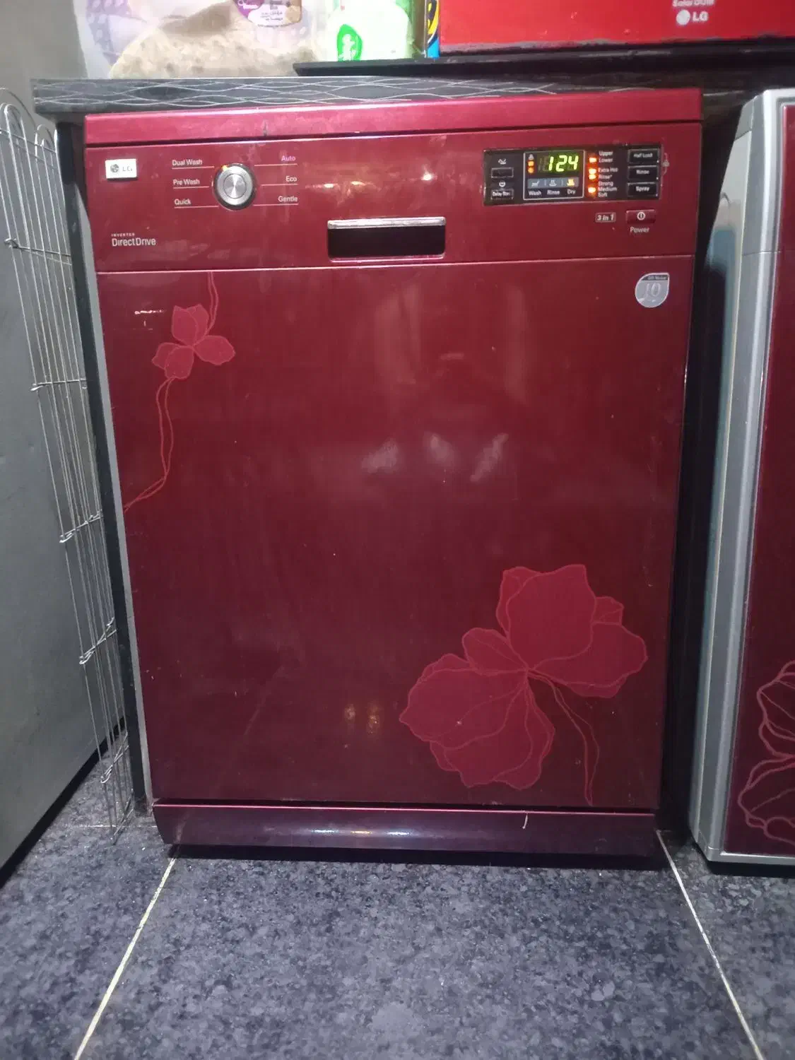 ماشین ظرفشویی الجی زرشکی|ماشین ظرفشویی|بابلسر, |دیوار