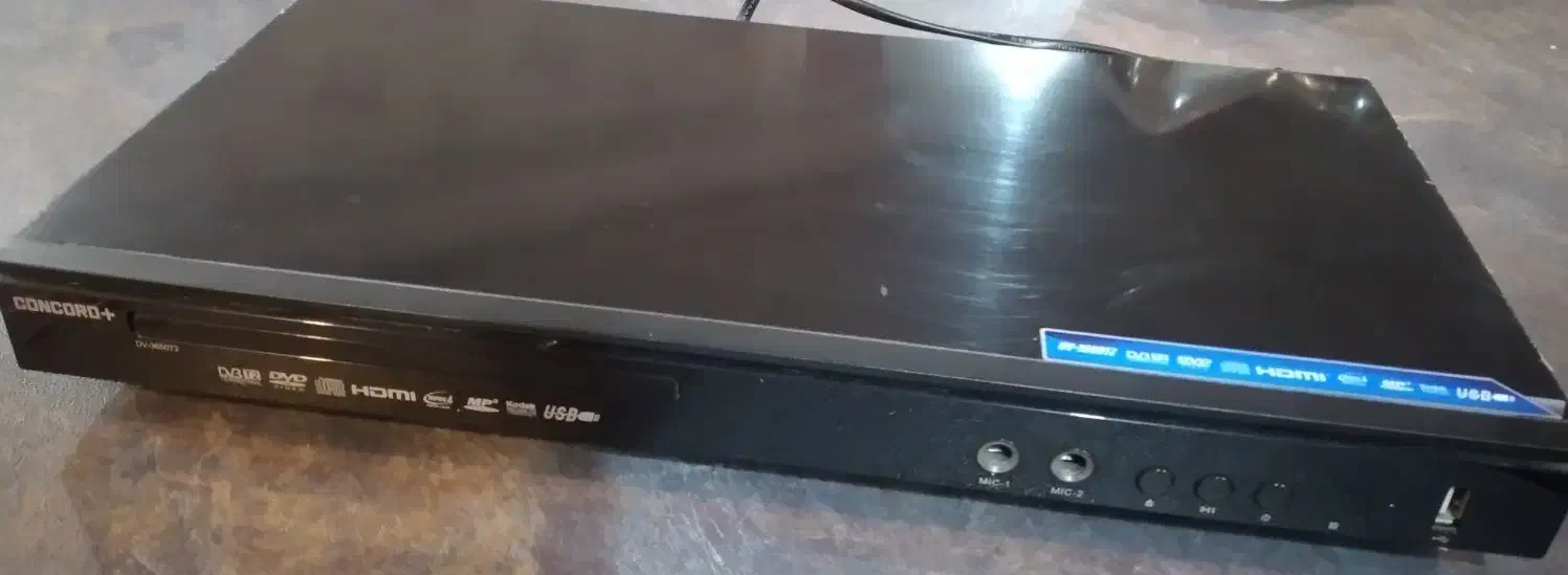 یک دستگاه DVD مارک CONCORD با کنترل وفلش خور|پخشکننده DVD و ویدیو|تهران, دریاننو|دیوار