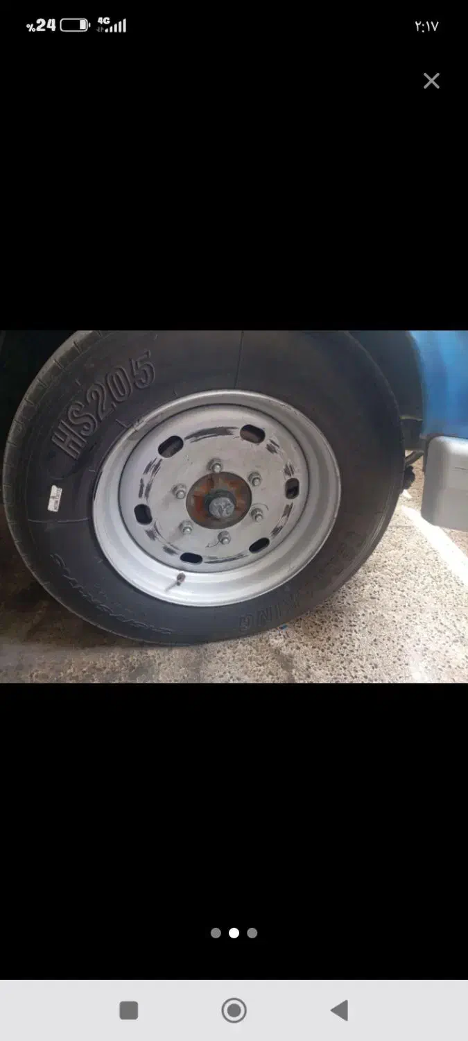 لاستیک 215/75/17.5 دست دوم|قطعات یدکی و لوازم جانبی|فولادشهر, سایت صنعتی کاوه|دیوار