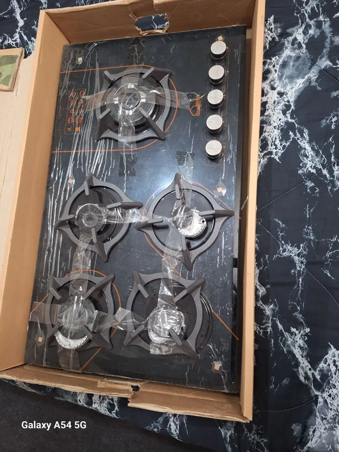 گاز ۵ شعله   تمیز استفاده نشده|اجاق گاز و لوازم برقی پخت‌وپز|ورامین, ورامین|دیوار