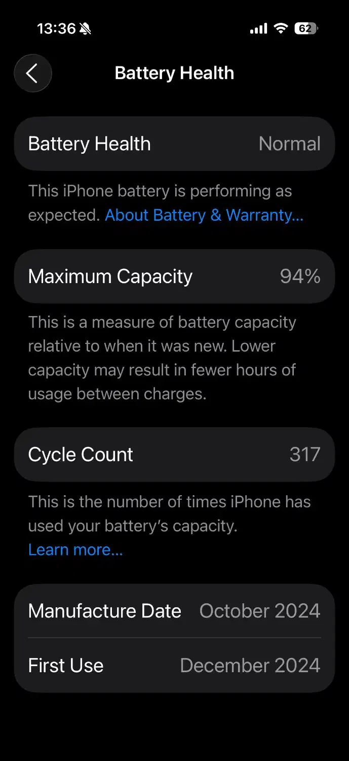 ایفون ۱۶ پرو ۲۵۶|موبایل|تهران, گیشا|دیوار