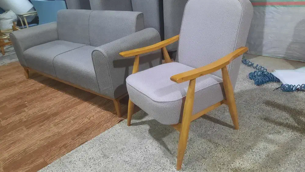 مبلمان هفت نفره بلوط|مبلمان خانگی و میز عسلی|بجنورد, |دیوار