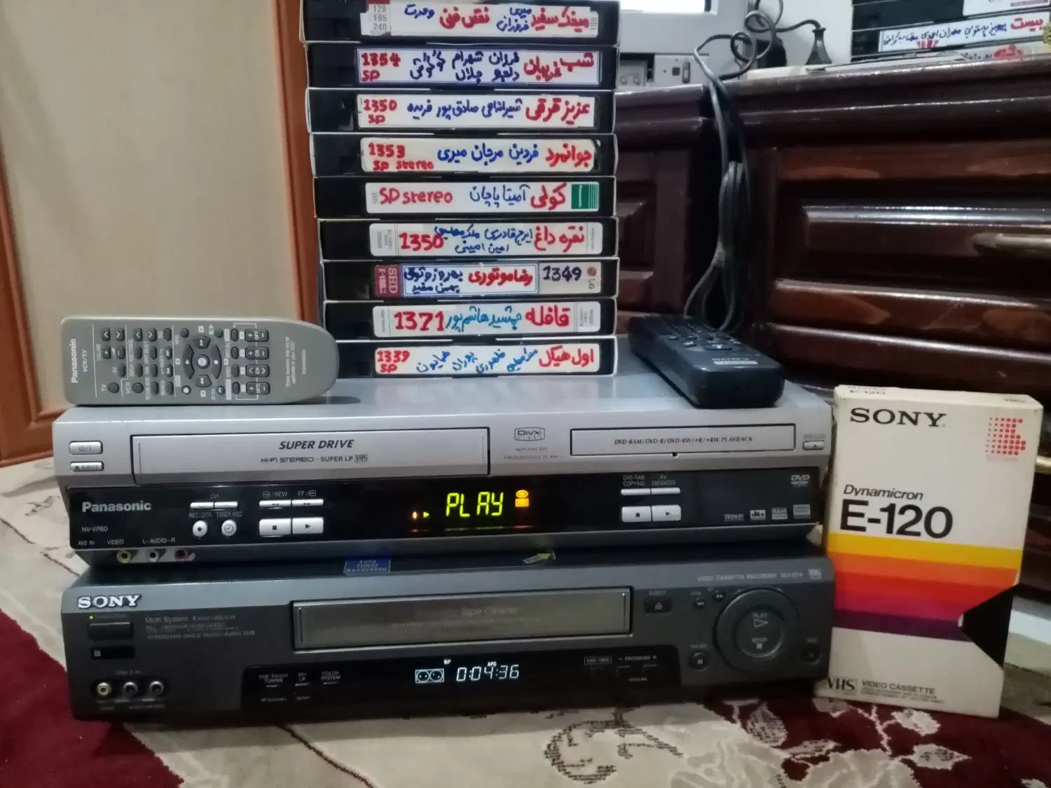 VHS سونی|پخش‌کننده DVD و ویدیو|بجنورد, |دیوار