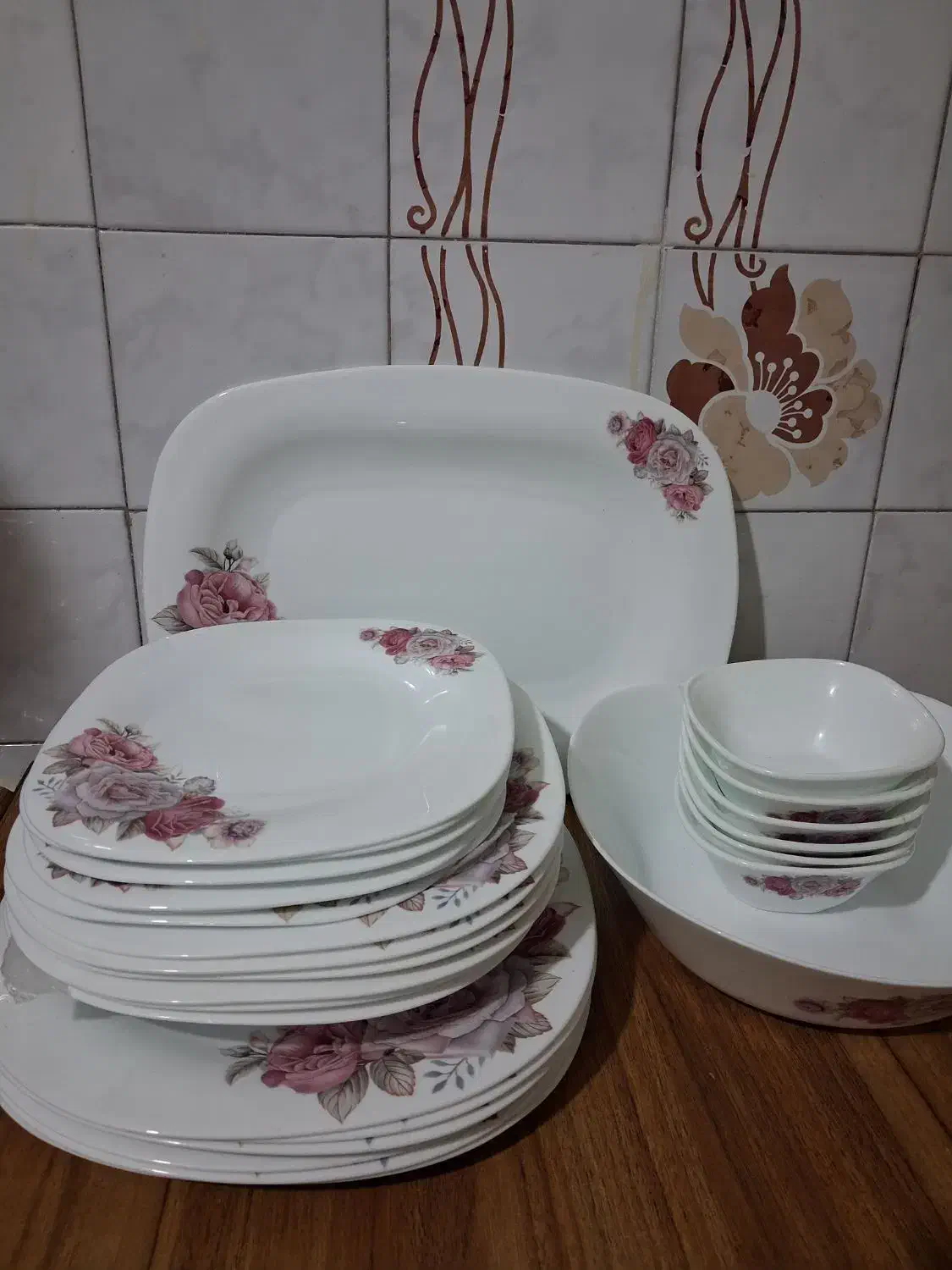 سرویس ۶ نفره ارکوپال|ظروف سرو و پذیرایی|پاکدشت, پاکدشت (مامازند)|دیوار