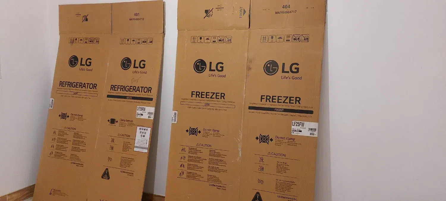 کارتن یخچال فریزر دوقلو تلویزیون لباسشویی و گاز|ابزارآلات|کاشمر, |دیوار