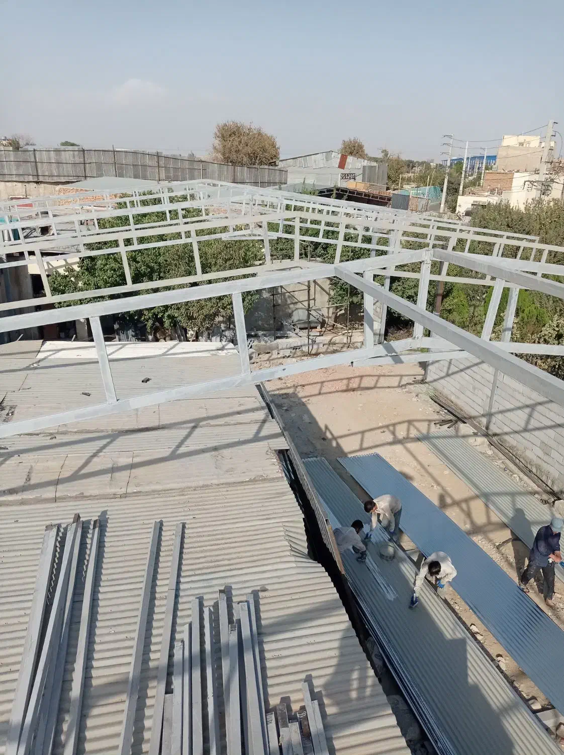 سقف شیروانی، سوله ، خرپا|خدمات پیشه و مهارت|احمدآبادمستوفی, |دیوار