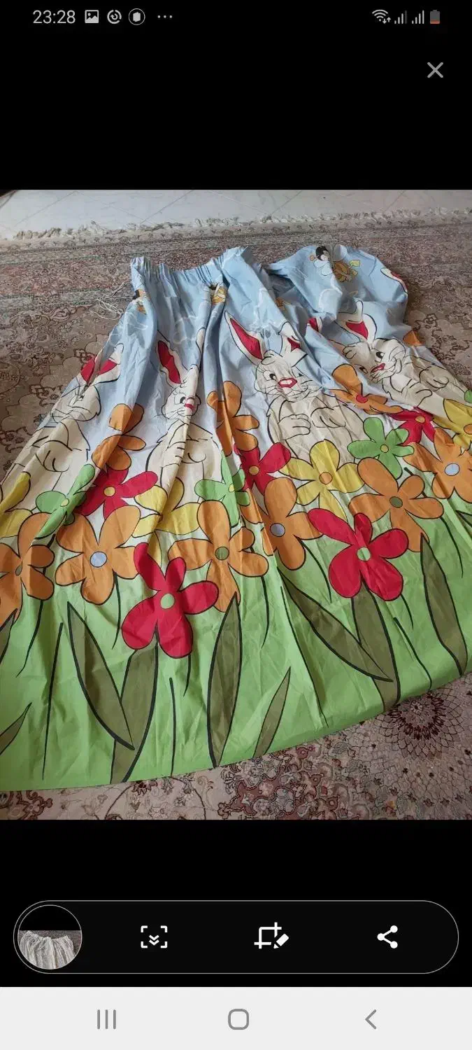 تعدادی پرده در حد نو|پرده، رانر، رومیزی|شیراز, گلدشت معالی‌آباد|دیوار