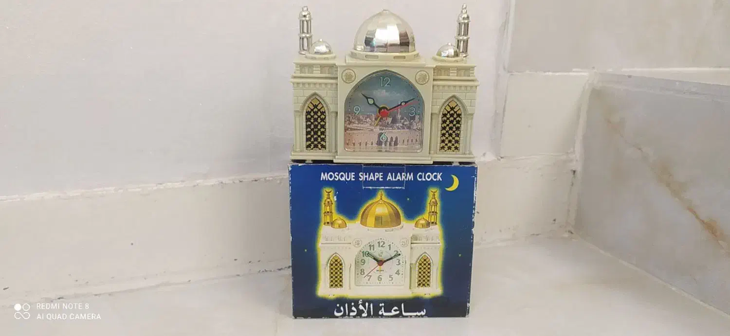 ساعت رومیزی طرح مسجد|کلکسیون اشیاء عتیقه|محمدیه-قزوین, |دیوار