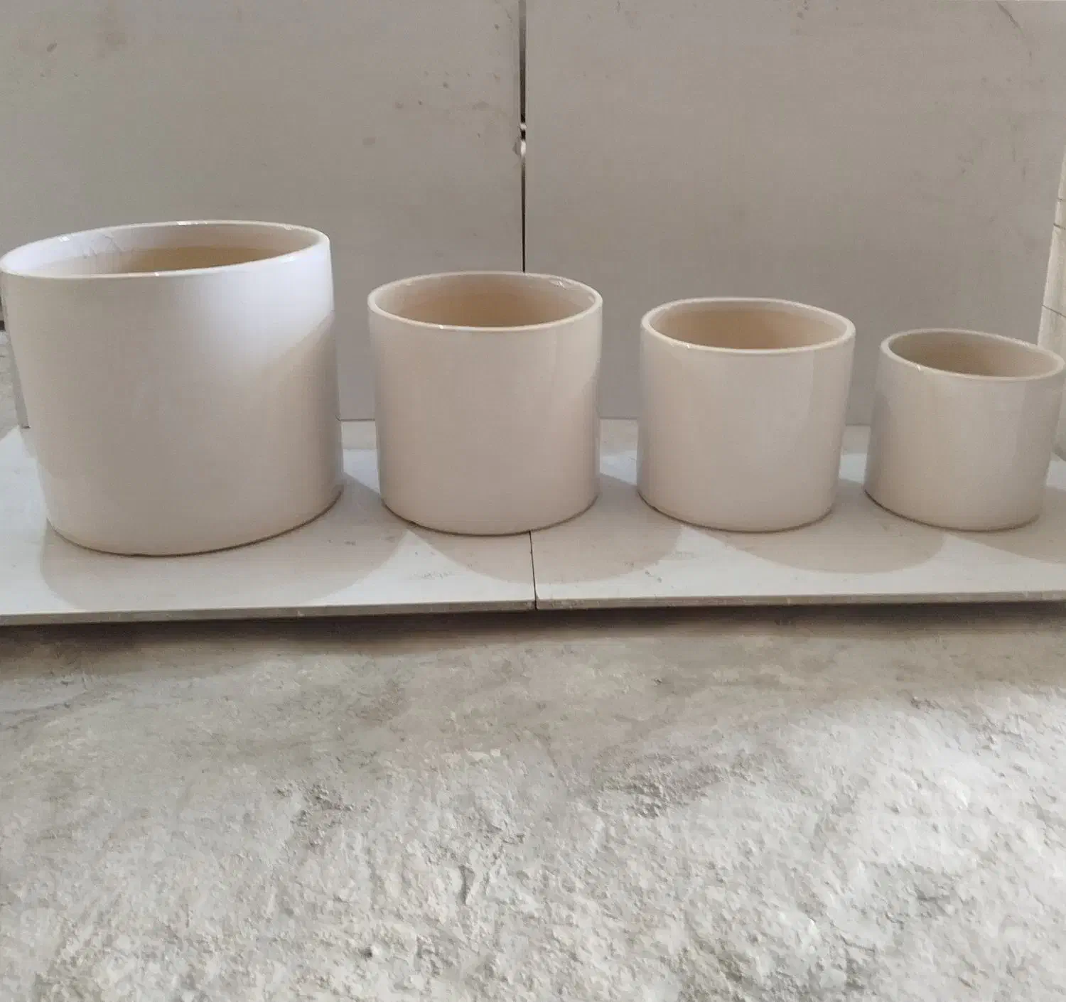 گلدان سرامیکی|گل و گیاه طبیعی|لالجین, |دیوار