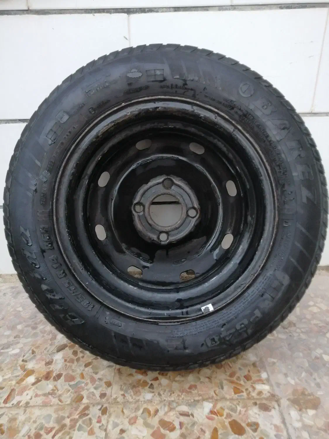 رینگ 14 پژو با لاستیک|قطعات یدکی و لوازم جانبی|برازجان, |دیوار