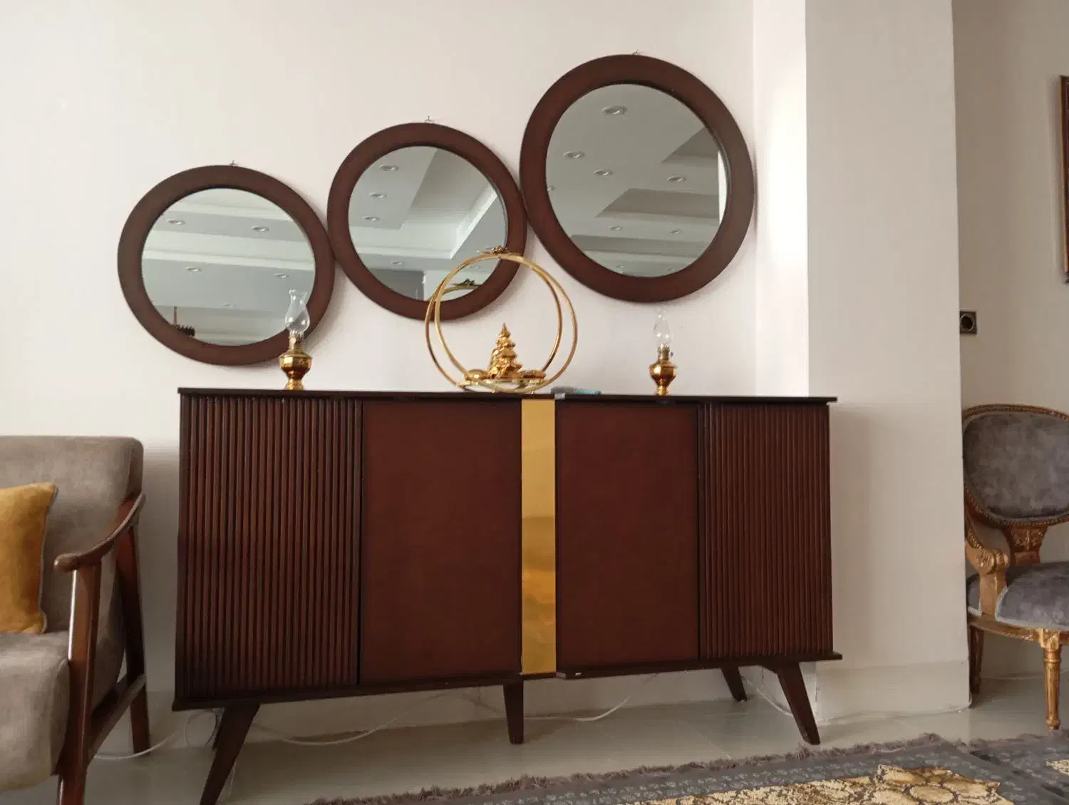 اینه وکنسول ومیزتلویزیون|بوفه، ویترین، کنسول|جوانرود, |دیوار