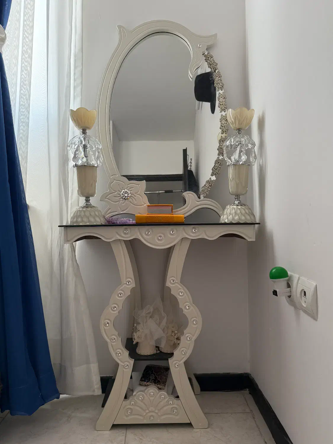 آینه شمعدان|صنایع دستی و سایر لوازم تزئینی|لنگرود, |دیوار