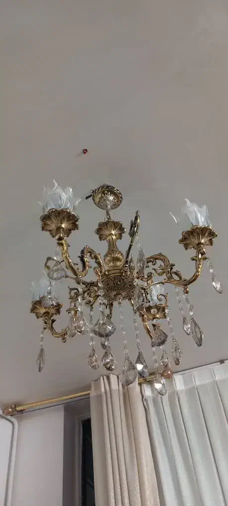 لوستر برنز|لوستر و چراغ آویز|اراک, |دیوار