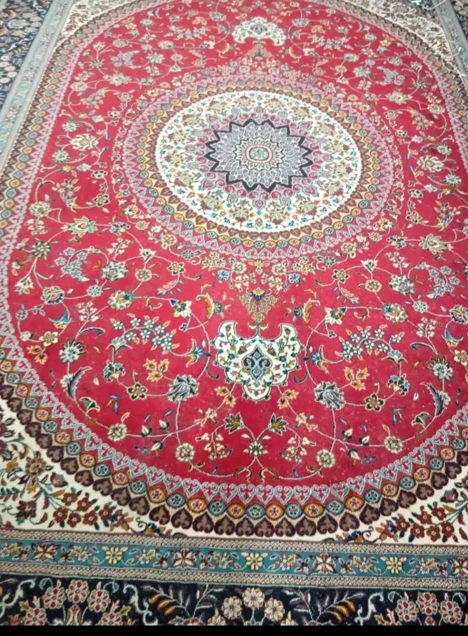 ۲عدد فرش ۱۲متری قرمز|فرش|قزوین, |دیوار