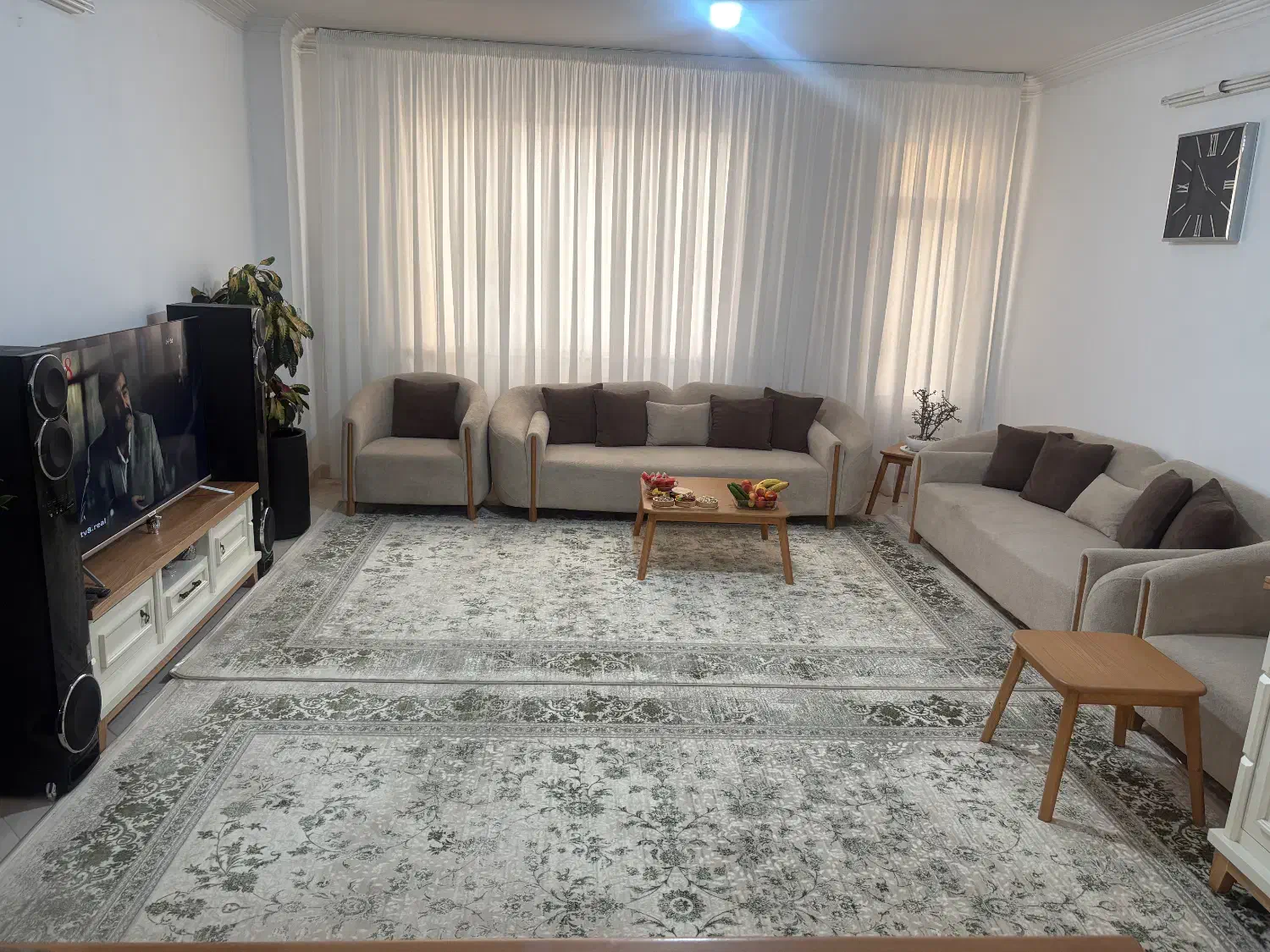 مبل ۸نفره تدی ترک پارچه جاسمین درجه 1 ابر ۳۸کیلو|مبلمان خانگی و میز عسلی|مشهد, شهرک رازی (شهرک غرب)|دیوار