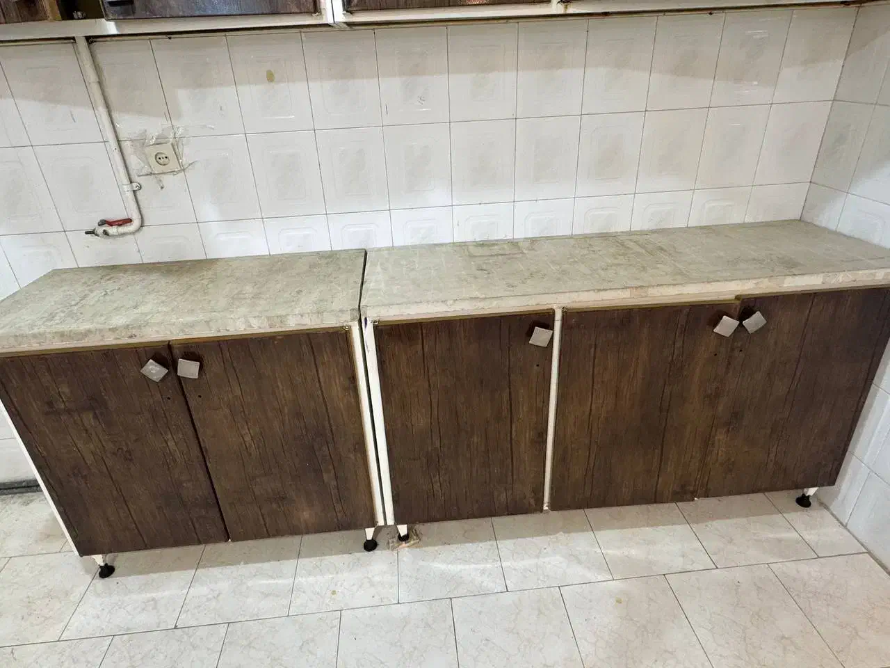 کابینت همراه با هود و سینک و شیرآلات|آب‌چکان و نظم‌دهنده ظروف|خرم‌آباد, |دیوار