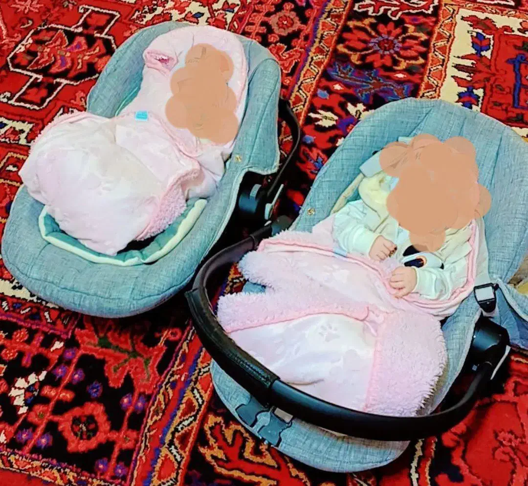 دوتا کریر برا دوقلو خیلی کم استفاده شده|کالسکه و لوازم جانبی|تبریز, |دیوار