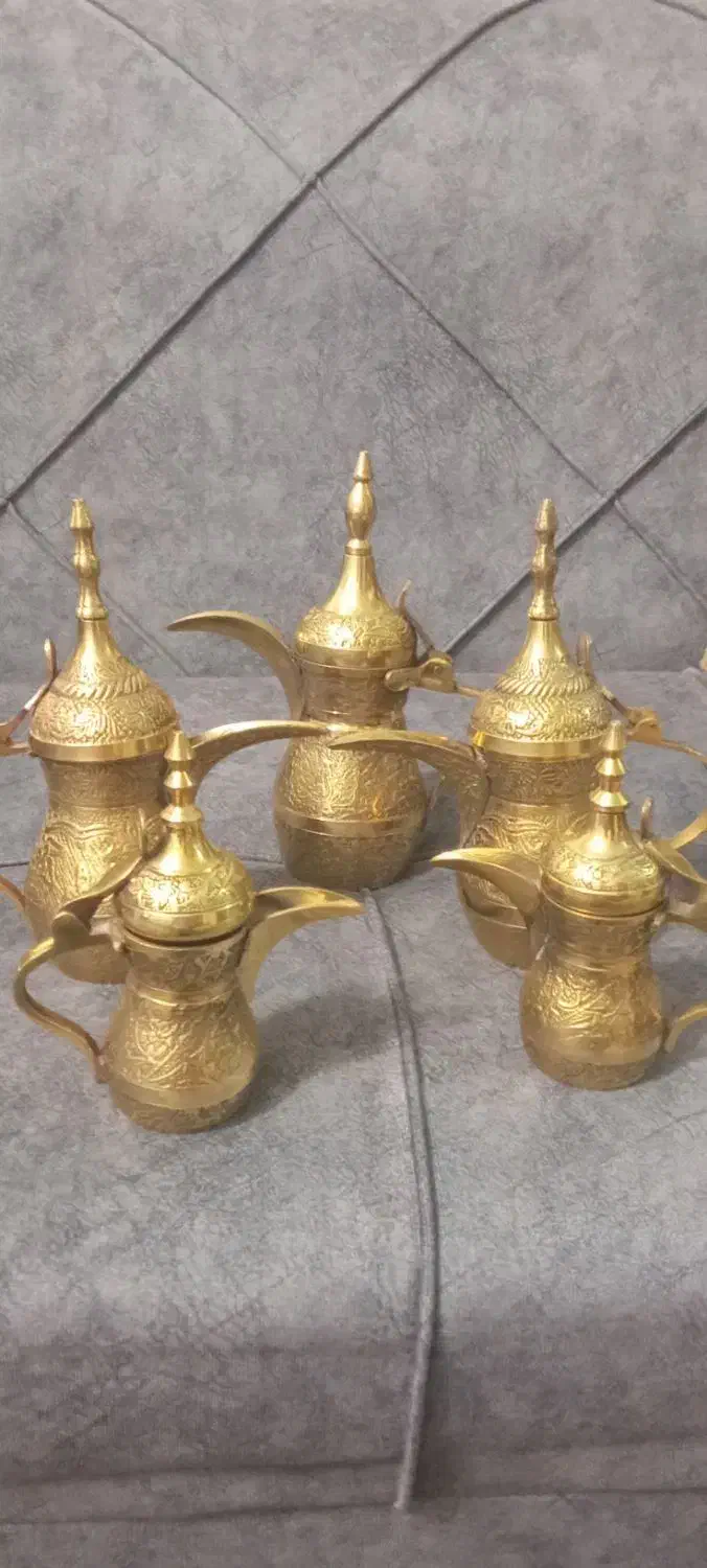 پنج عدد قهوه جوش هندی|قوری، کتری، قهوه‌ساز دستی|سنندج, |دیوار