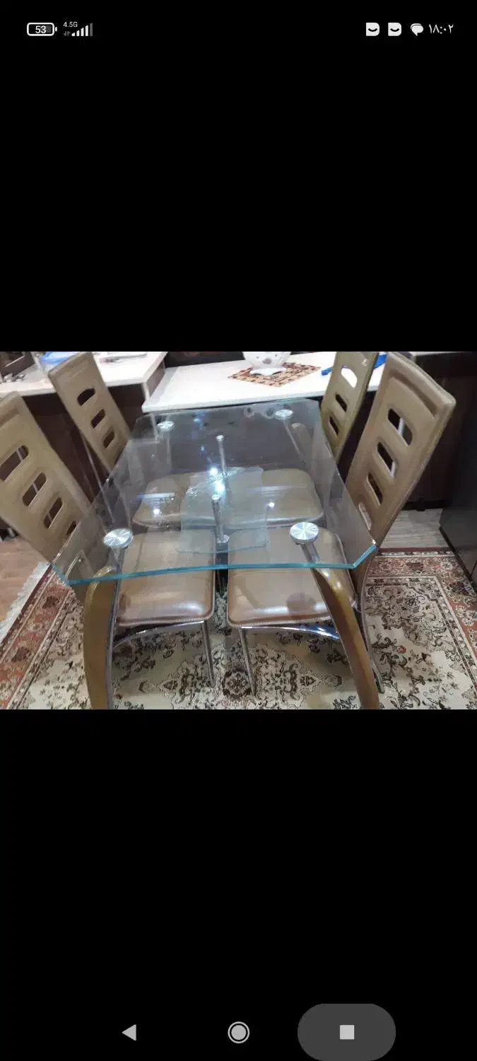 میز صندلی|میز و صندلی غذاخوری|رشت, ساغری سازان|دیوار