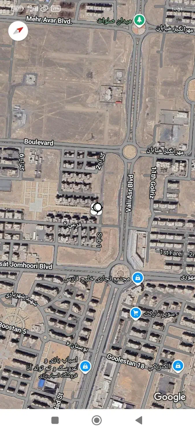 زمین 72 متری دو نبش|فروش زمین و ملک کلنگی|فولادشهر, مسکن مهر فولادشهر|دیوار