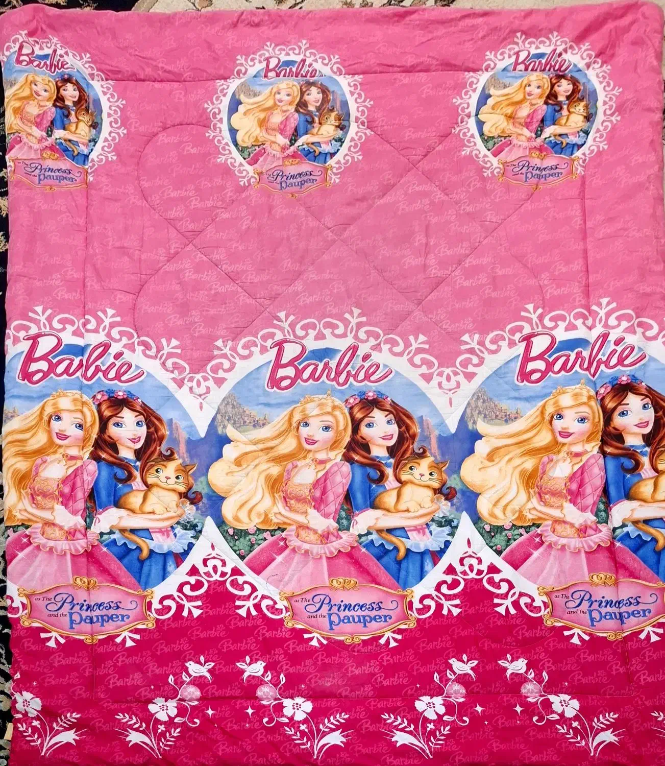 پرده و روتختی کودک ،طرح باربی|سرویس روتختی|تربتحیدریه, فرمانداری|دیوار