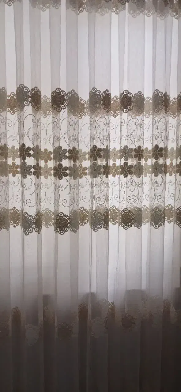 پرده تور جنس ترک در حد نو|پرده، رانر، رومیزی|نجف‌آباد, ویلاشهر|دیوار