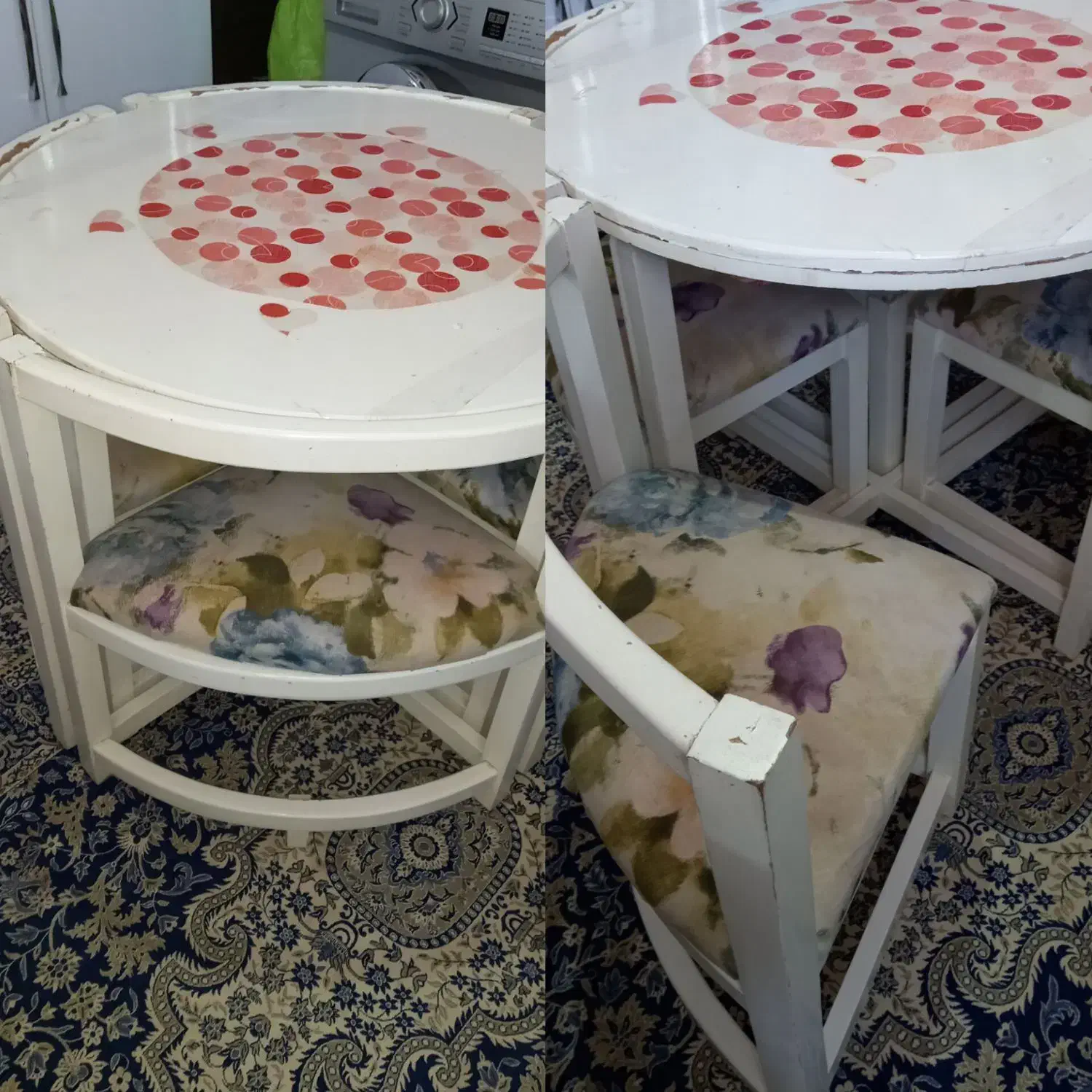 میز نهار خوری|میز و صندلی غذاخوری|خوی, |دیوار