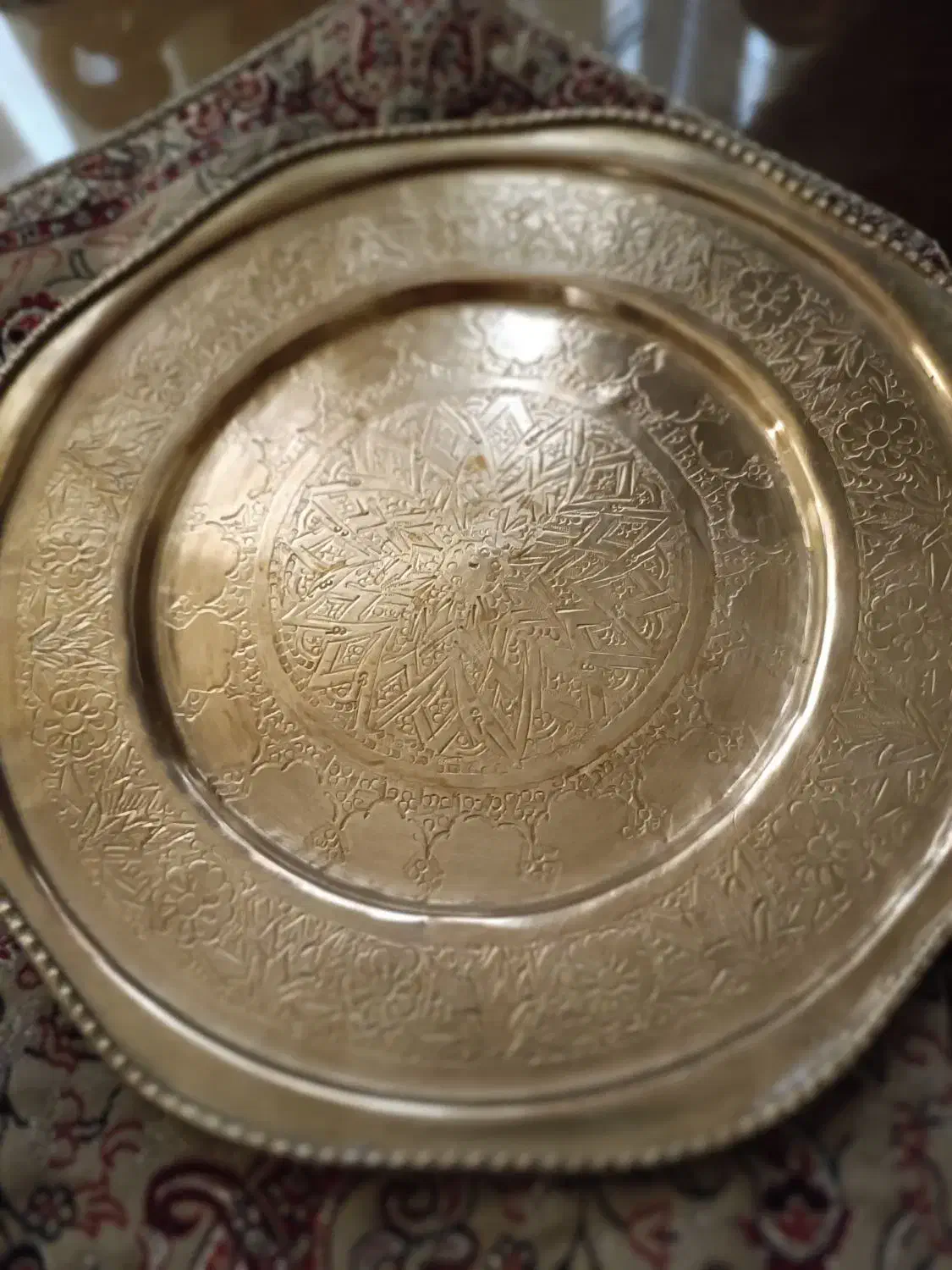 کاسه بشقاب برنزاصل قدیمی بالای 50سال قدمت داره|کلکسیون اشیاء عتیقه|نهاوند, |دیوار